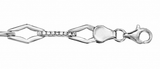 Bracelet en argent, oxydes