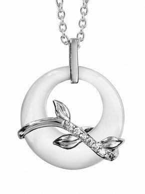 Collier en argent , oxydes