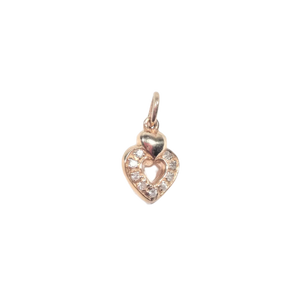 Pendentif en or, oxyde de zirconium